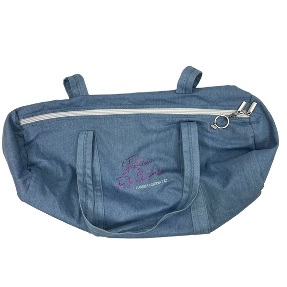 Carrie Underwood from VIP Tour  “Denim & Rhinestones” Blue Duffle Bag 22.5”x14” - Picture 3 of 8